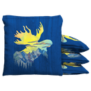 Whimsical Moose Custom Bean Bags Baggo Cornhole Bean Bag Toss Bags (set of 8)