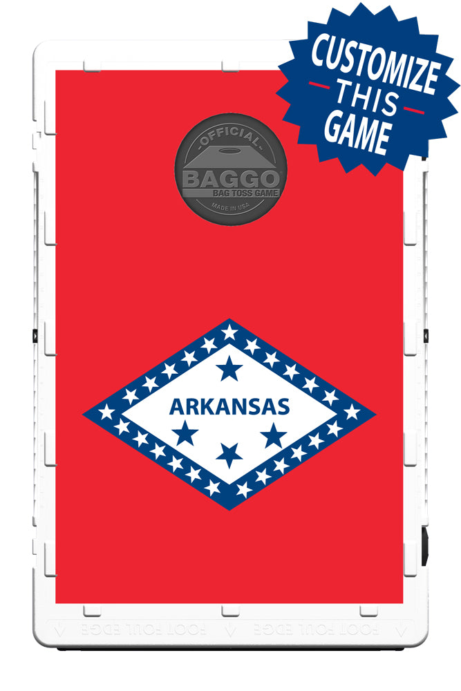 Arkansas Flag Bean Bag Toss Game by BAGGO