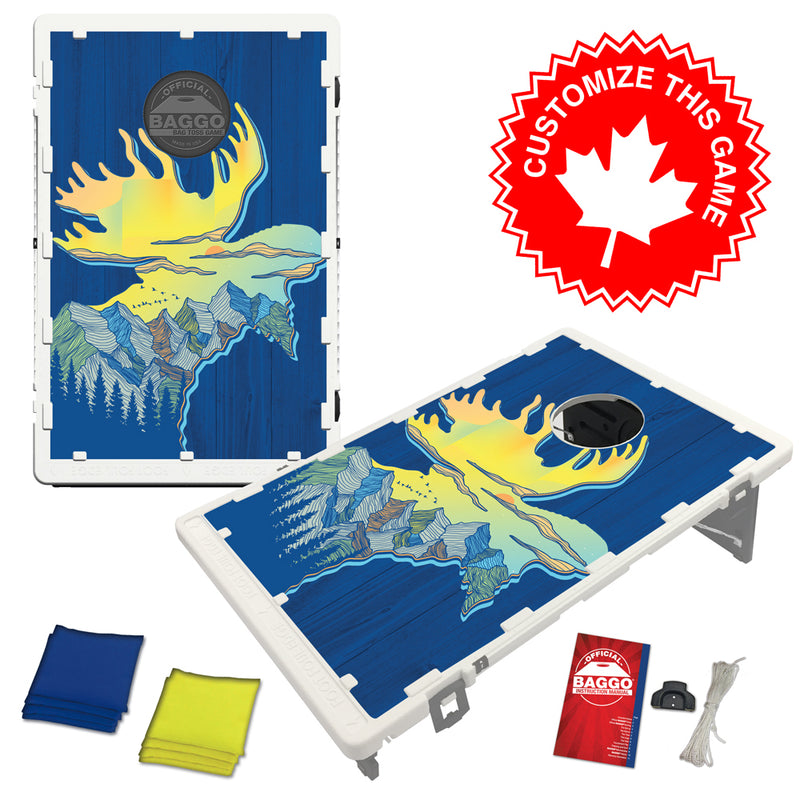 Canadian Moose Mountain Bean Bag Toss Game by BAGGO