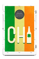 Chicago Clover Beer Chirish Flag Beer Bean Bag Toss Game by BAGGO