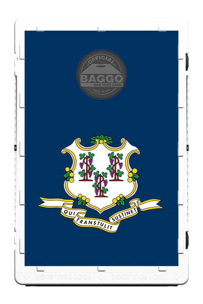 Connecticut State Flag Bean Bag Toss Game by BAGGO