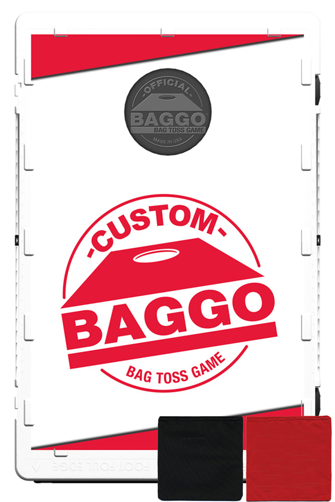 Custom Baggo (Screens & Bags Only) Featuring Your Design Bean Bag Toss Game by BAGGO