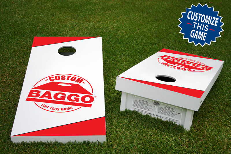 Custom Official Wooden Bean Bag Toss Tailgate Game 24x48 with 8 Official 16oz Bags