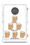 6 Beer Mugs Drink Screens (only) by Baggo