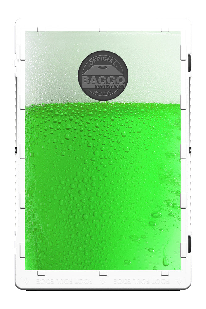 Green Beer Baggo Bean Bag Toss Game by BAGGO