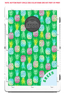Pineapple Pattern Green Bean Bag Toss Game by BAGGO