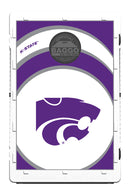 Kansas State Wildcats Vortex Baggo Bean Bag Toss Portable Cornhole Game Baggo.com