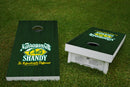 Dels Shandy Wooden Cornhole Game - Kelly / Yellow Bags