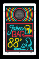 Pinup Neon Bar Sign Bean Bag Toss Game by BAGGO