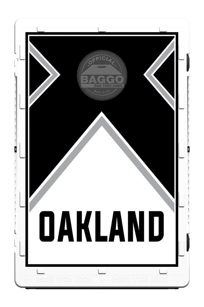 Oakland Vintage Baggo Bag Toss Game by BAGGO
