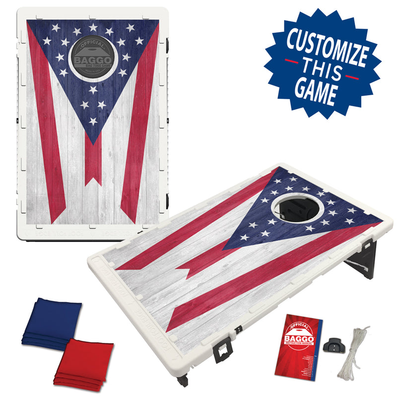 Ohio State Flag Heritage Edition Bean Bag Toss Game by BAGGO