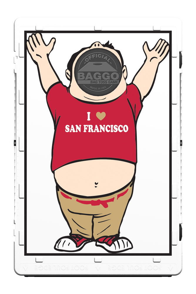 San Francisco Baggo Fan Bag Toss Game by BAGGO