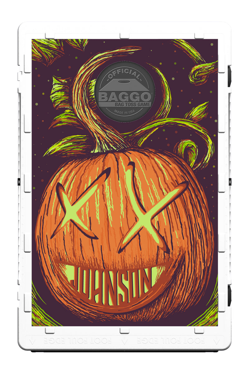 Spooky Pumpkin Carving Bean Bag Toss Game by BAGGO