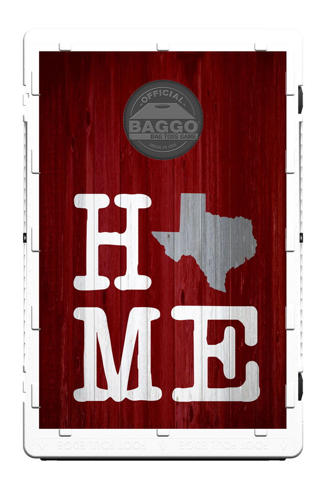 Texas Home Maroon Bag Toss Game by BAGGO