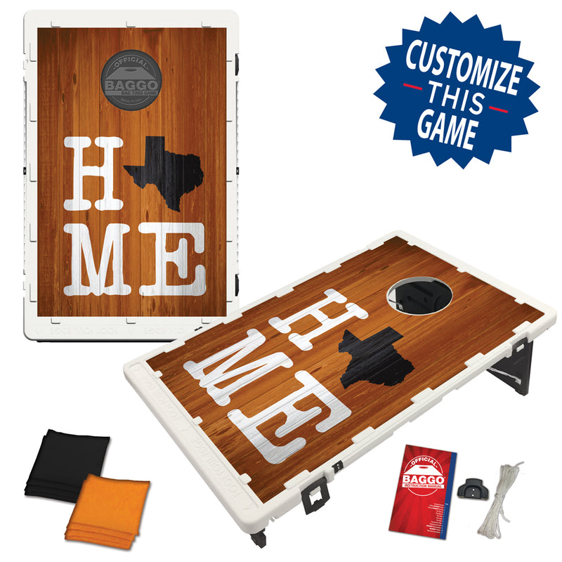 Texas Home Orange Bag Toss Game by BAGGO